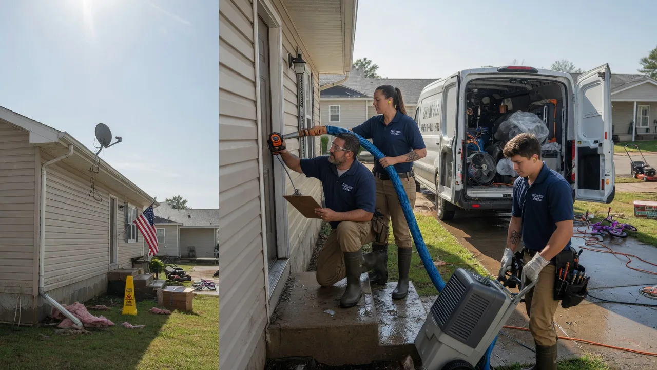 Ceiling Water Damage Restoration in Goode, VA near me